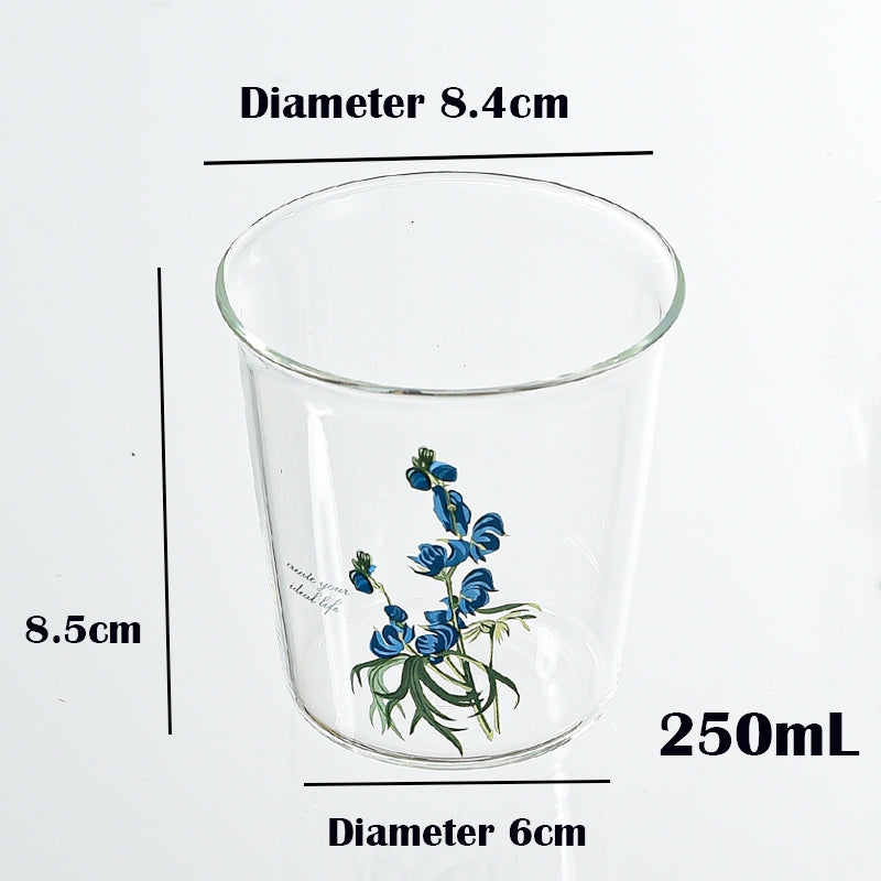 Locaupin 1800mL Borosilicate Glass Bottle Pitcher Glass with Filter,Microwave Safe High Temperature Tea Cups Teapot