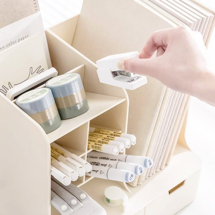 Locaupin Detachable Pencil Holder with Drawer Desk Organizer Makeup Marker Pencil Storage