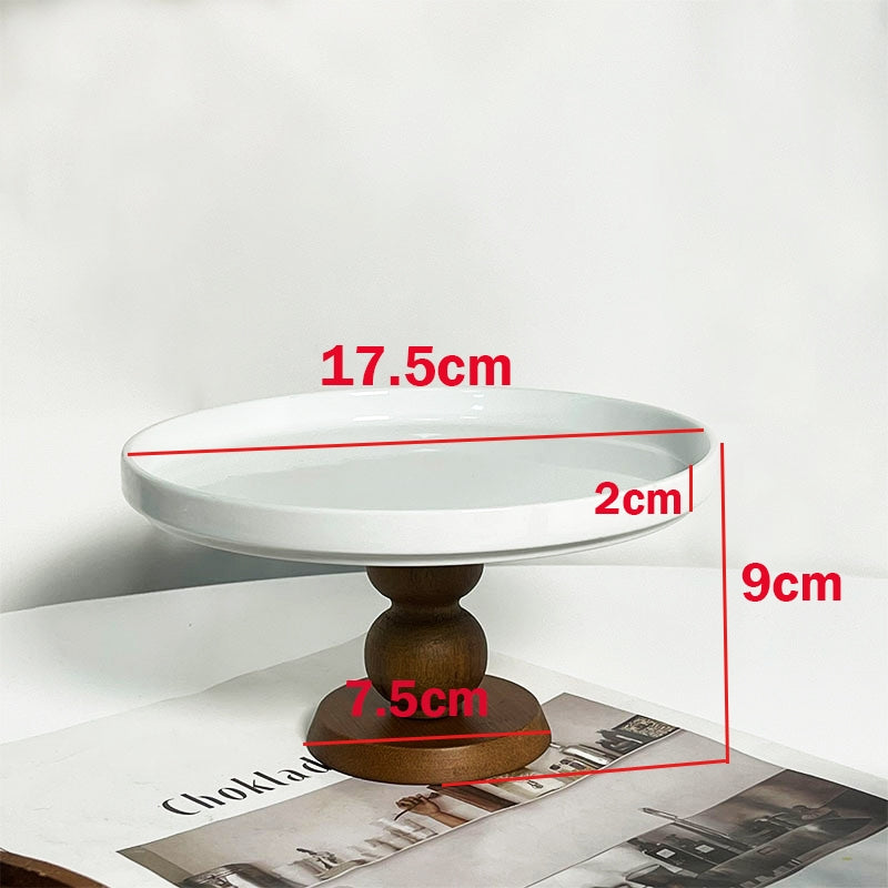 Locaupin Ceramic Cupcake Stand Sturdy ,Stand Tower Tree Display Pastry Serving Tray,Dessert Tower Serving Tray