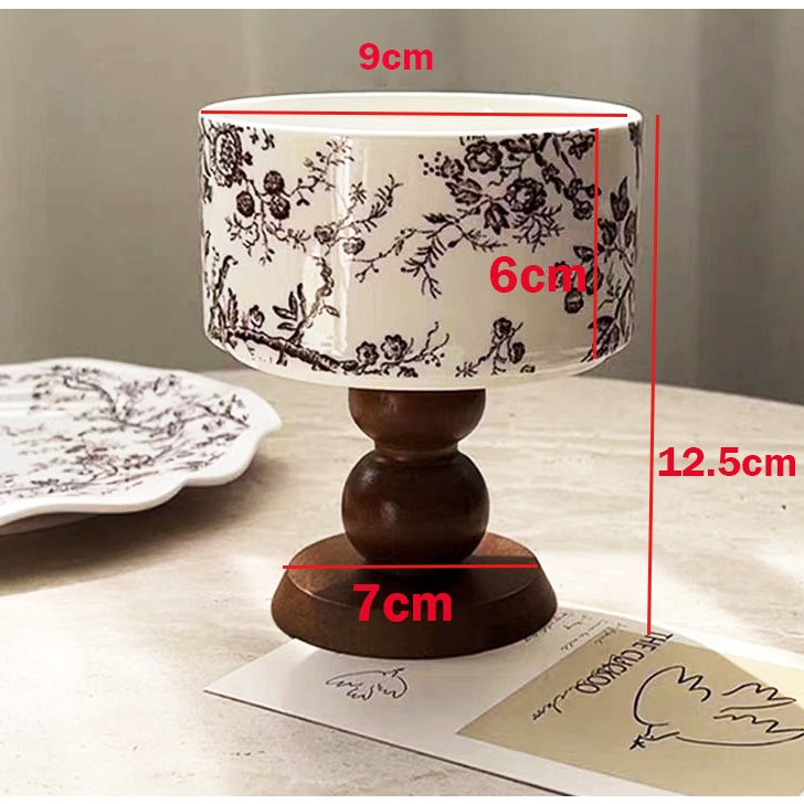 Locaupin Ceramic Cupcake Stand Sturdy ,Stand Tower Tree Display Pastry Serving Tray,Dessert Tower Serving Tray