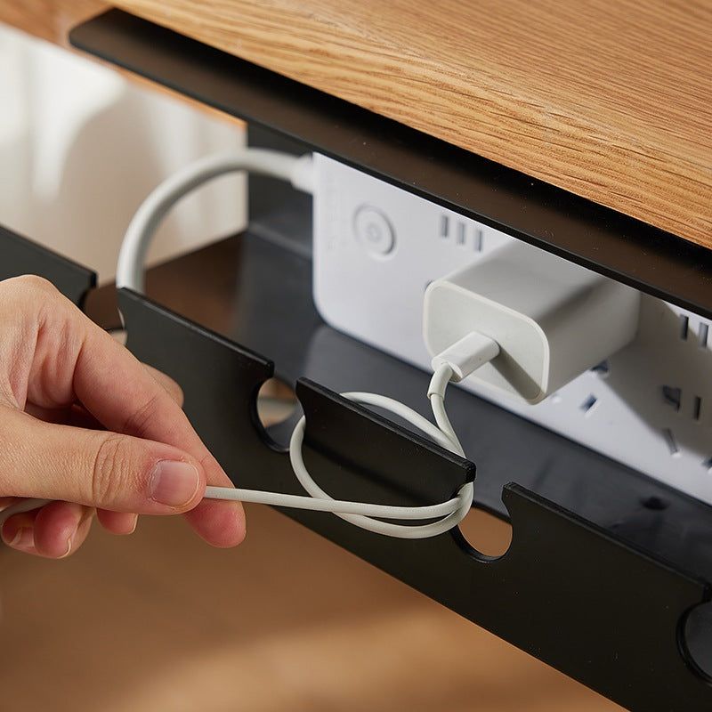 Locaupin Under Desk Cable Management Tray, Desk Cord Organizer for Desk, Extension Cord Organizer