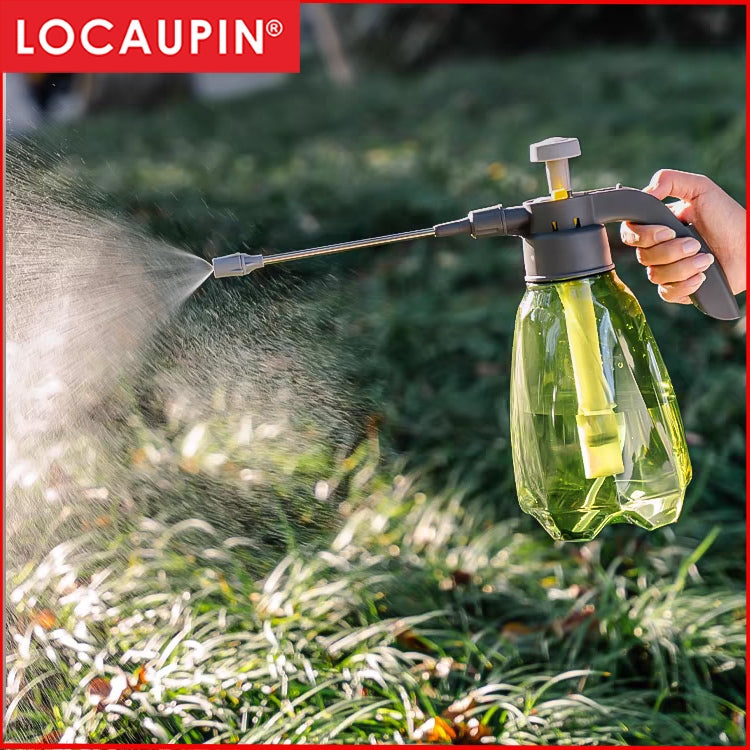 Locaupin 1.8L Hand Pressure Garden Sprayer, Air Pressure Plastic Spray Bottle for Plant Flower, Pump Pressure Sprayer