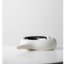 Locaupin White Ceramic Vase Modern Home Decor,Matte Pampas Flower Vases,Farmhouse Decor Living Room Decor