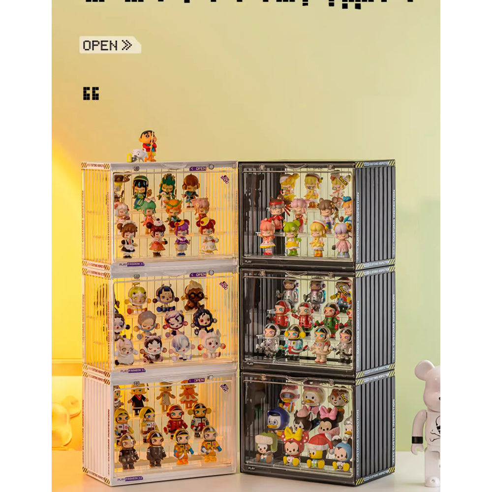 Locaupin Clear Plastic Storage Display Case Organizer for Handbag Model Wallet Book Toys Organization and Display