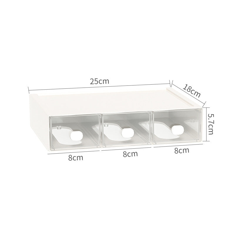 Locaupin Desk Drawer Organizer Shelf with Expandable Storage for Book and Home Tabletop Files Holder