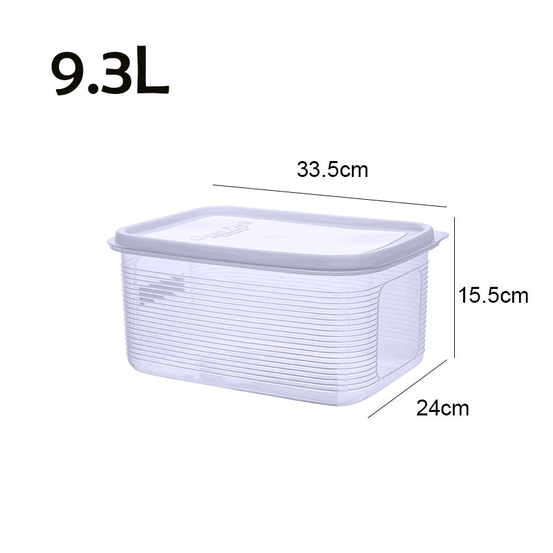 Locaupin Pets Capacity Food Storage Container Clear Pet Kitchen & Pantry Organization Food Dispensers Rice Container