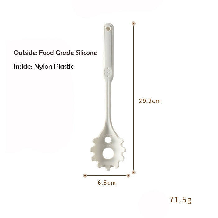 Locaupin 220°C Heat Resistant Silicone Cooking Kitchen Utensils, BPA Free Dishwasher Safe, Nonslip Grips Cookware