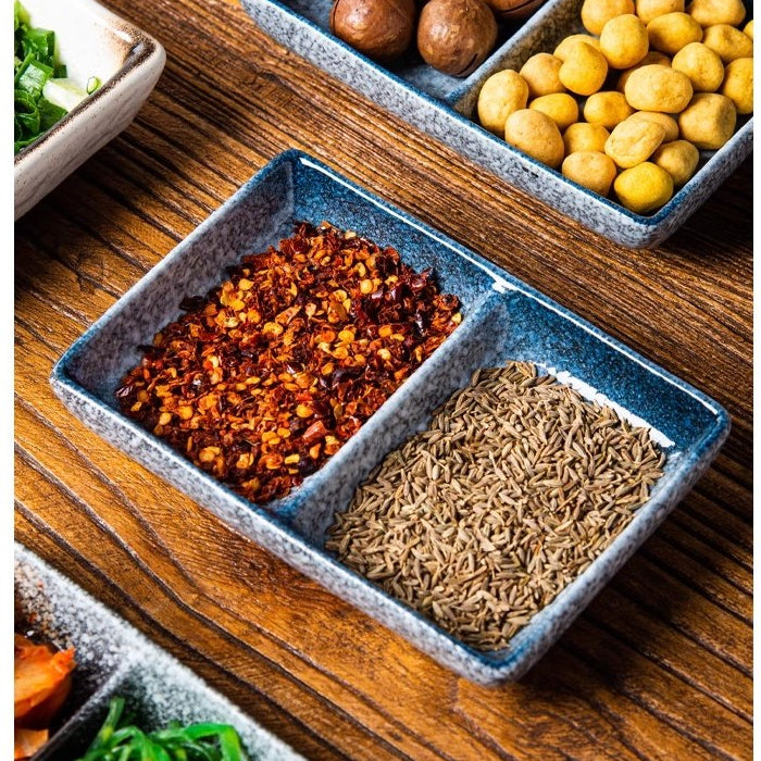 Locaupin Ceramic Sauce Dishes & Ketchup Side Dish Tableware Condiment Relish Plate Seasoning Dishes
