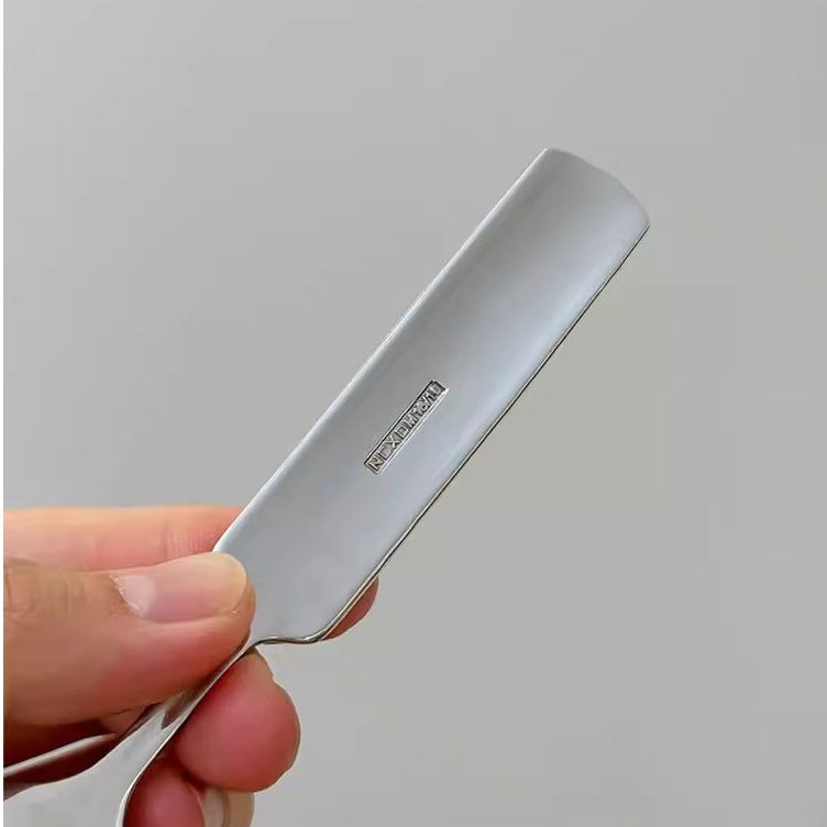 Locaupin 304 Stainless Steel Round Soup Spoons, Stainless Steel Premium Spoons,Dishwasher Safe