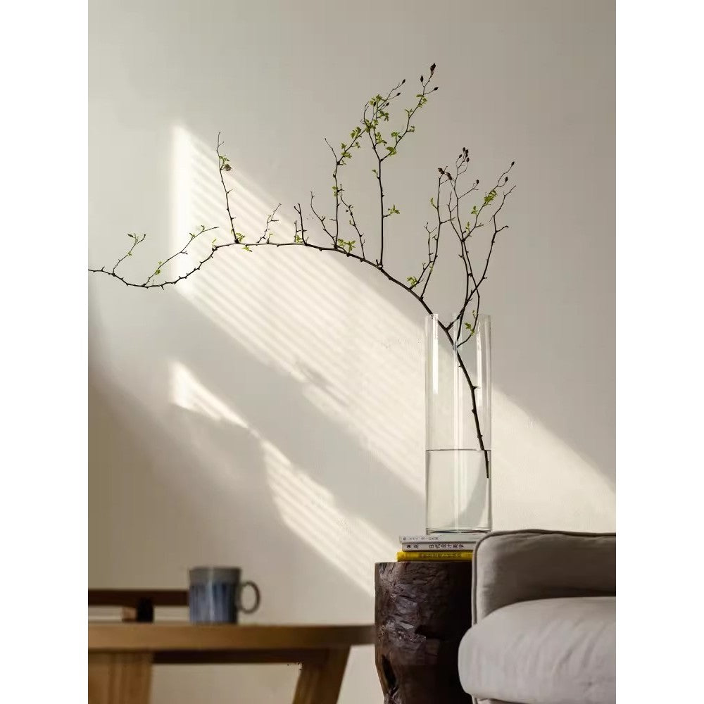 Locaupin Clear Glass Cylinder Vase,Floating Candle Holder Vase, Decor Vases,Clear Vases for Wedding Decorations