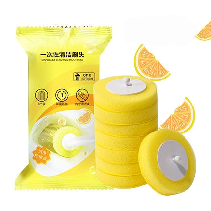Locaupin Disposable Toilet Brush Kit, Wall Mounted Toilet Bowl Cleaner with Holder, Toilet ,Bathroom Cleaning Supplies