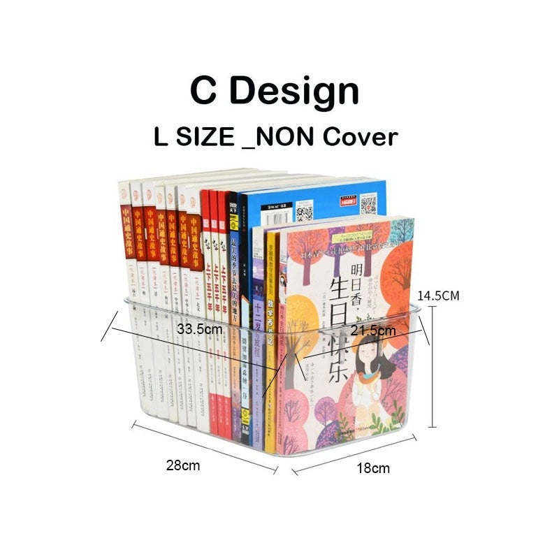 Locaupin Stackable Kitchen Pantry Cabinet, Refrigerator, Freezer Food Handles, Food Container Books Storage Holder