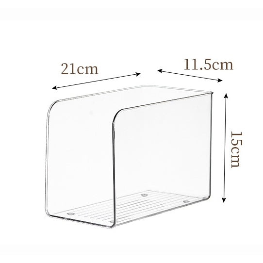Locaupin Plastic Vertical File Folder Storage Organizer Bin,Hold Notebooks,Binders,Envelopes,Magazines for Home Office