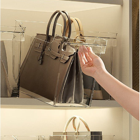 Locaupin Wardrobe Handbag Organizers Purse Organizer Storage Plastic Organizers Snack Storage