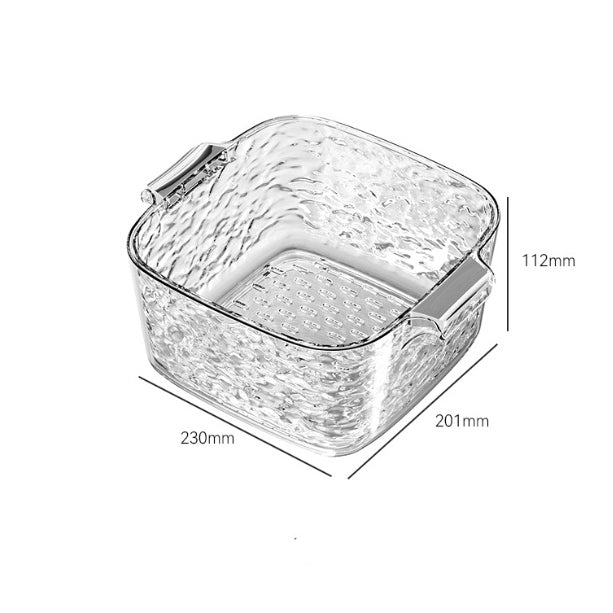Locaupin Washing Baskets Stackable Set,Basket Used for Soak,BPA FREE Wash, Drain Vegetables and Fruit Colanders