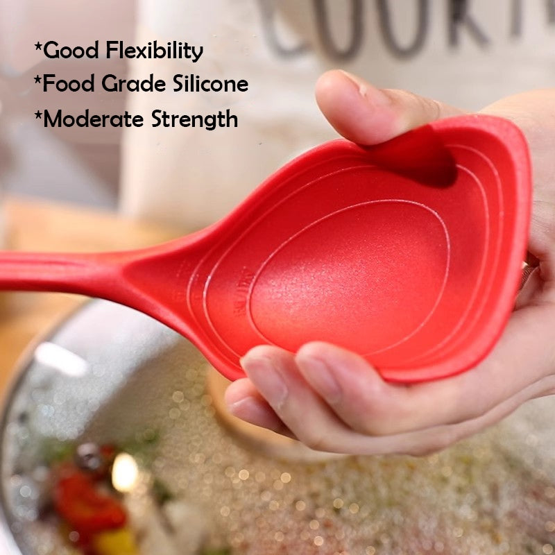 Locaupin 220°C Heat Resistant Silicone Cooking Kitchen Utensils, BPA Free Dishwasher Safe, Nonslip Grips Cookware