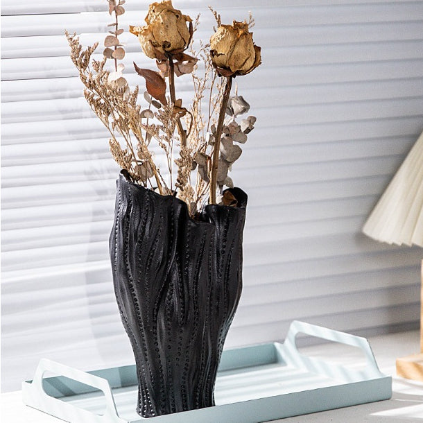 Locaupin Clear Glass Cylinder Vase,Floating Candle Holder Vase, Decor Vases,Clear Vases for Wedding Decorations