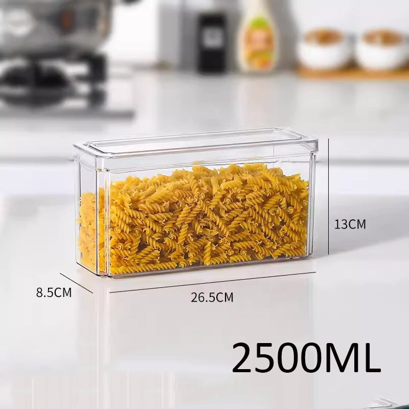 Locaupin Food Storage Containers Stackable Refrigerator Freezer Organizer Fresh Keeper Container with Lids