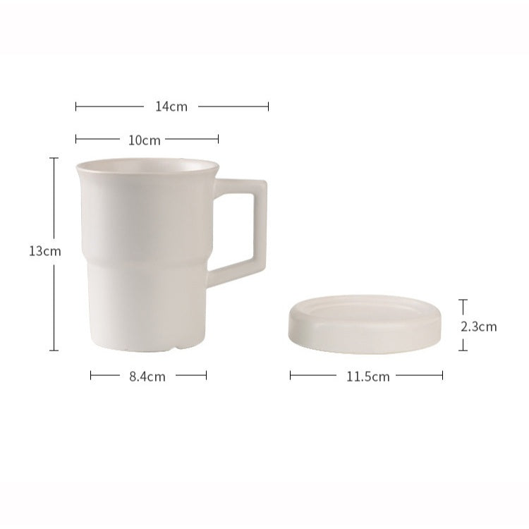 Locaupin Kitchen Utensil Holder Ceramic Utensil Organizer with Drain Hole for Spoons Forks Cutlery Spatulas