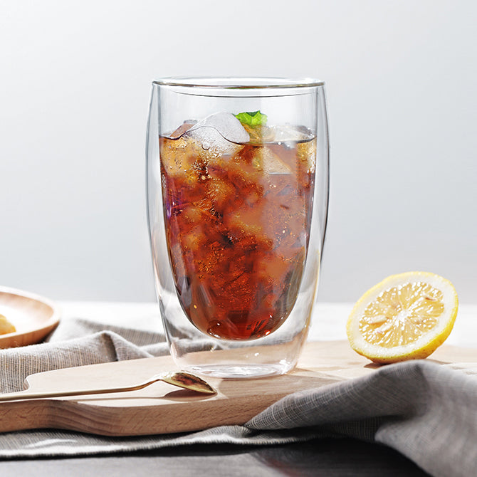 Locaupin 1800mL Borosilicate Glass Bottle Pitcher Glass with Filter,Flower Tea,Microwave Safe High Temperature Tea Cups