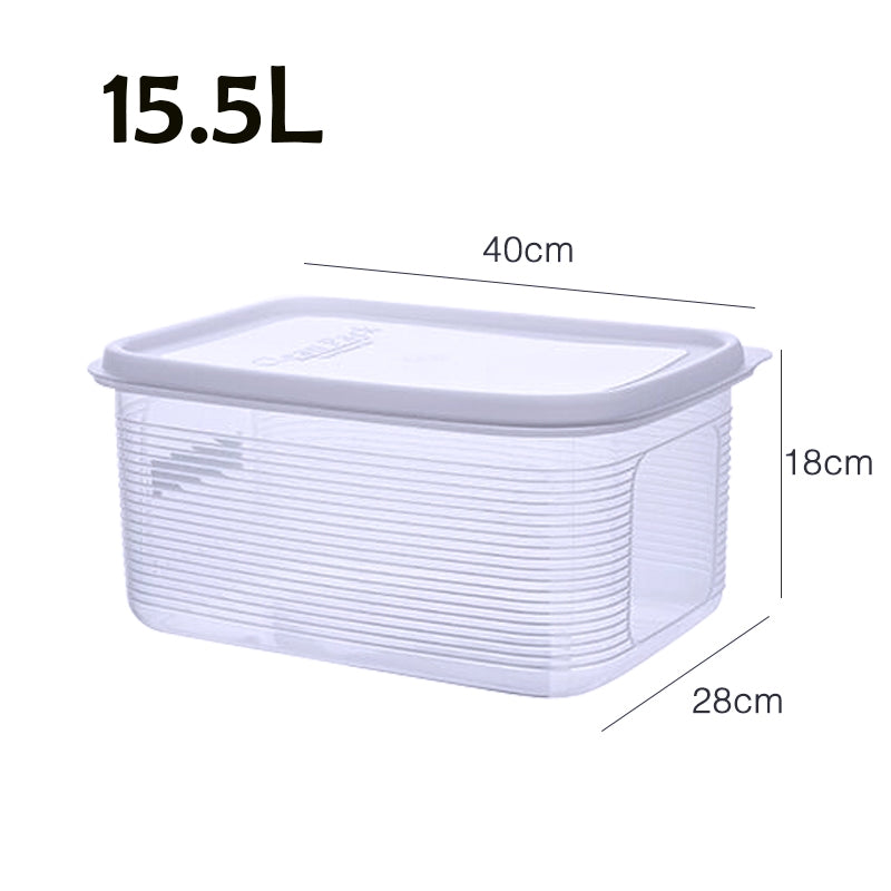 Locaupin Pets Capacity Food Storage Container Clear Pet Kitchen & Pantry Organization Food Dispensers Rice Container
