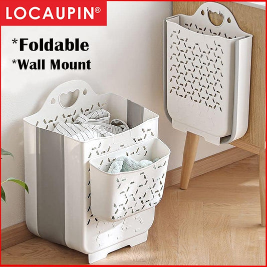 Locaupin Laundry Basket Collapsible Laundry Hamper Clothes Hamper Portable Dirty Clothes Basket,Hampers for Laundry Dorm