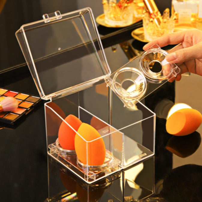 Locaupin Mini Shape Storage Box Jewelry Organizer Pill Case Container Small Modular Storage Case
