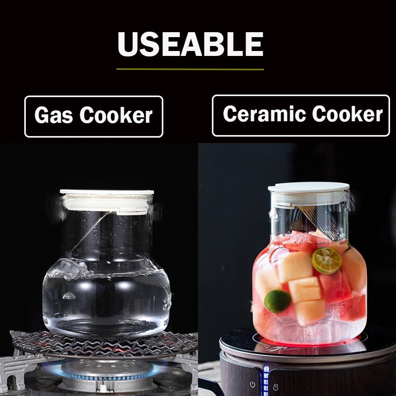 Locaupin 350mL Heat Resistant Healthy Glass Cups,Water Glass,Coffee Cups,Flower Tea Glass, Microwave Safe Glass Tea Cups