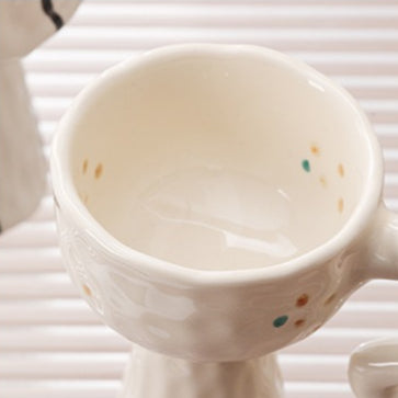 Locaupin Ceramic Large Coffee Mugs Tea Cups, Milk Mugs, breakfast cups ,Cereal, Ice Cream Nice for Gift