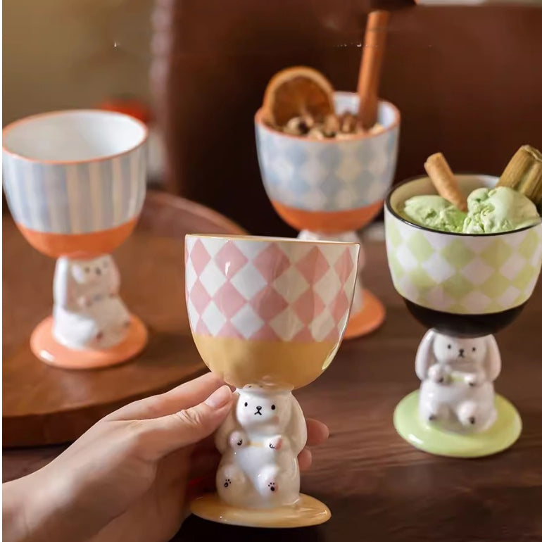 Locaupin Ceramic Large Coffee Mugs Tea Cups, Milk Mugs, breakfast cups ,Cereal, Ice Cream Nice for Gifts