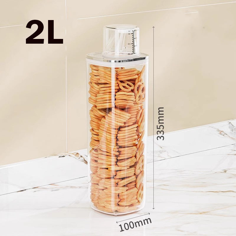 Locaupin Airtight Food Storage Container Kitchen Organization Food Dispensers Pasta Storage Jar