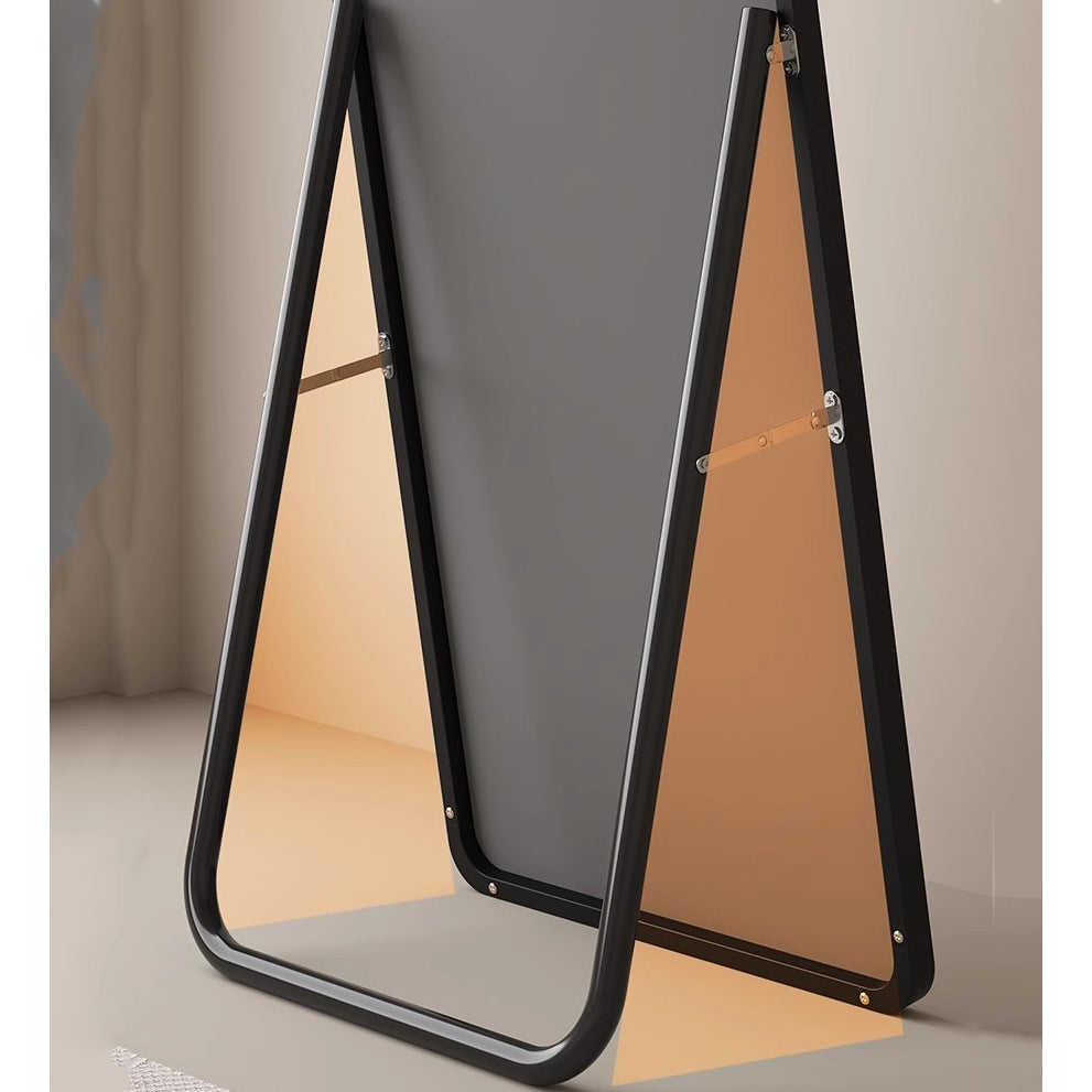 Locaupin Full Length Mirror 50x160cm Full Body Standing Mirror Hanging or Leaning Against Wall,Stand Aluminum Alloy Fram