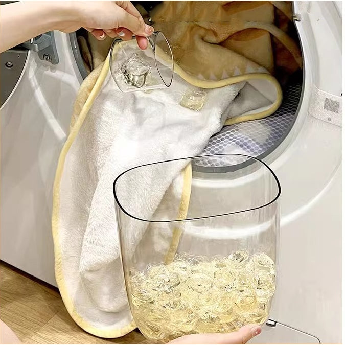 Locaupin Laundry Pod Container with Lid 4 Capacity for Laundry Room Organization Laundry Detergent Dispenser Storage Box