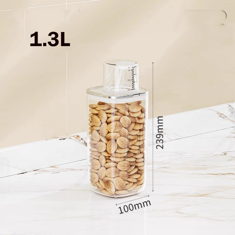 Locaupin Airtight Food Storage Container Kitchen Organization Food Dispensers Pasta Storage Jar