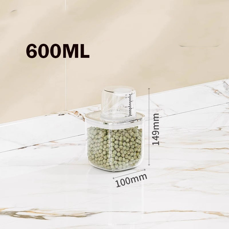 Locaupin Airtight Food Storage Container Kitchen Organization Food Dispensers Pasta Storage Jar