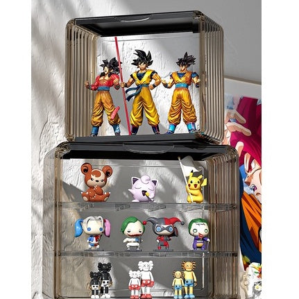 Locaupin Clear Plastic Storage Display Case, Organizer for Handbag, Model ,Wallet, Book, Toys Organization and Display