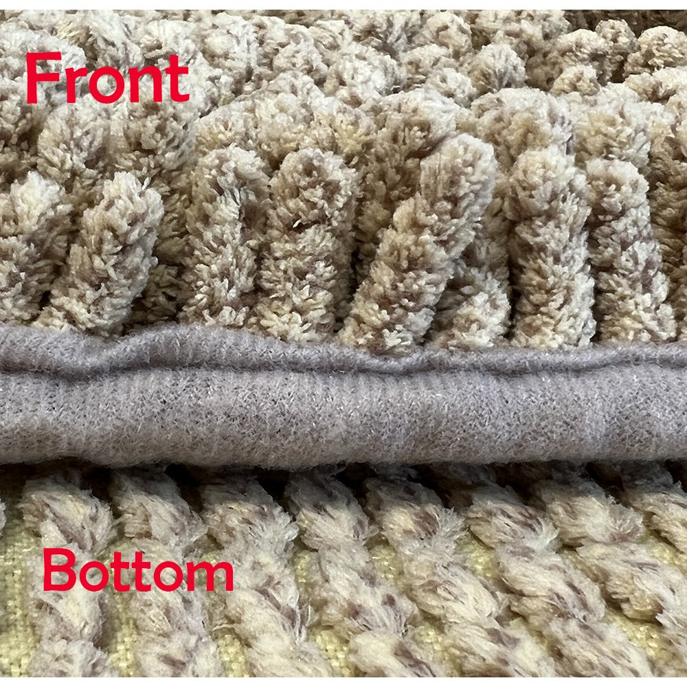 Locaupin 50x80cm Good Quality Chenille Carpet Random Color Water-Absorbing Non Slip Mat Non Slip Chenille Bathroom