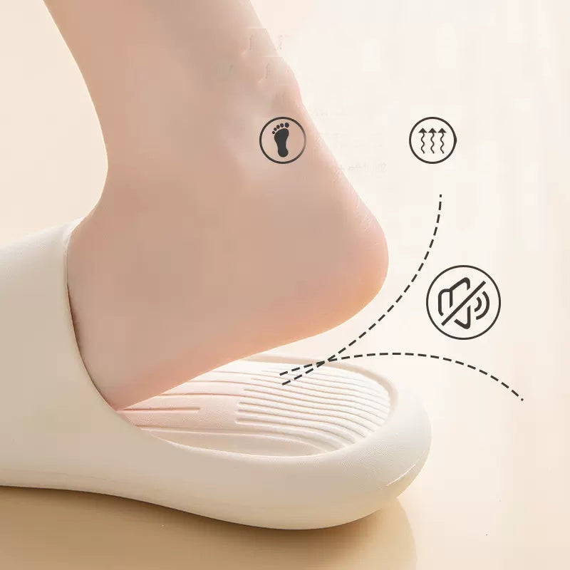 Locaupin Pillow Slippers,Extremely Soft Lightweight Sandals, Bathroom Shower Slippers, Massage Pillow Slides, Shoes