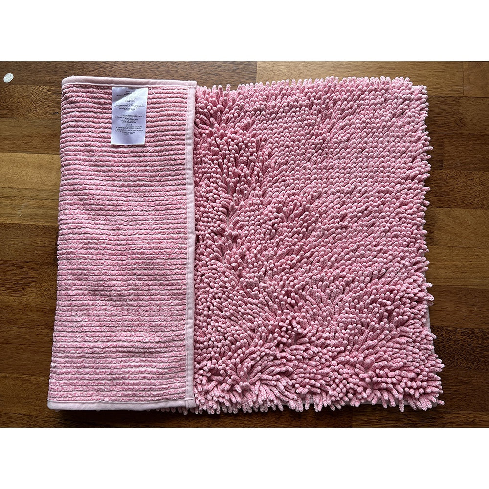 Locaupin 50x80cm Good Quality Chenille Carpet Random Color Water-Absorbing Non Slip Mat Non Slip Chenille Bathroom