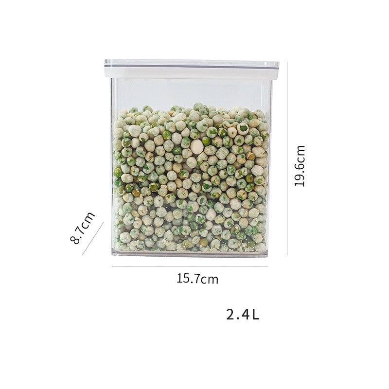Locaupin Airtight Food Storage Container Clear Pet Kitchen and Pantry Organization Containers Food Dispensers