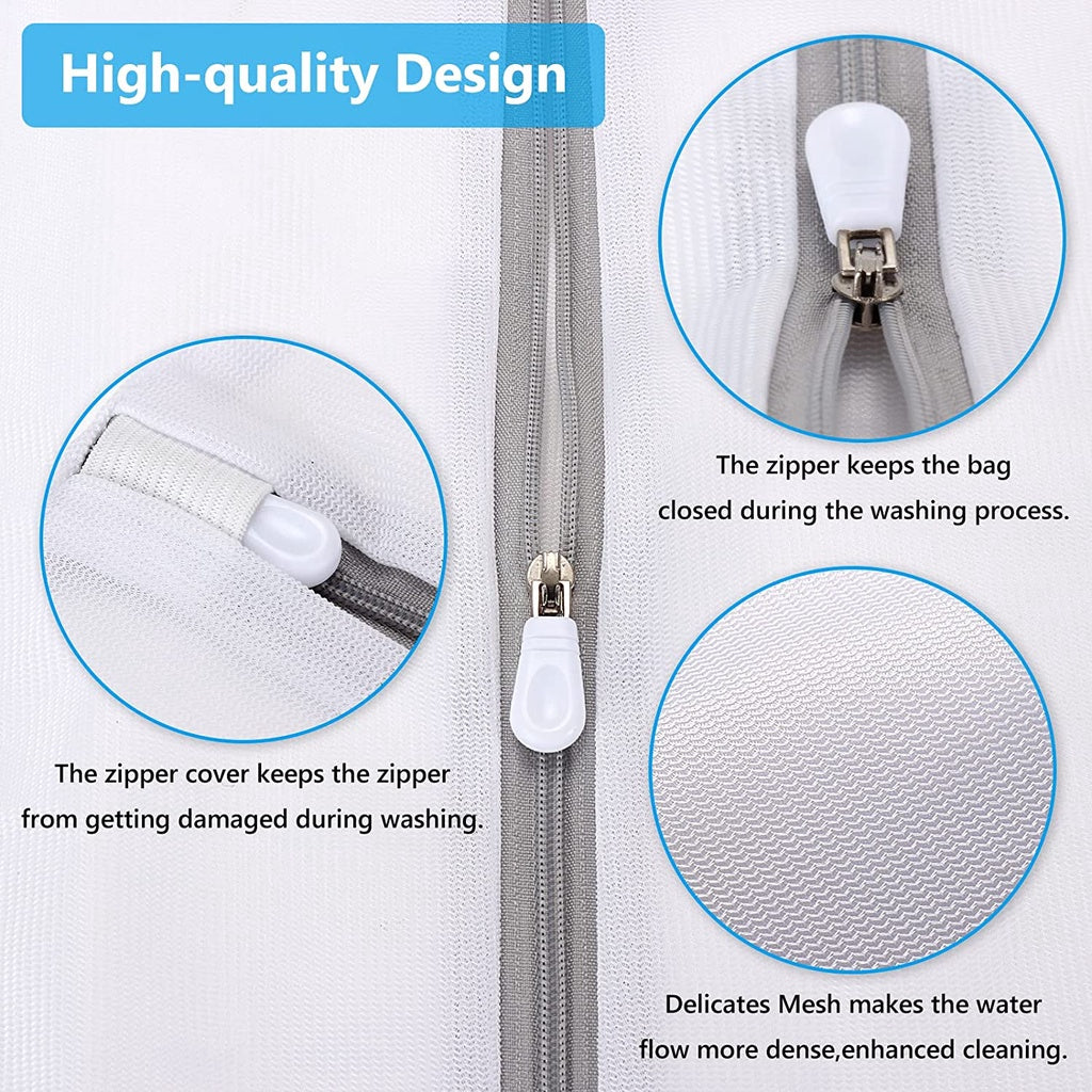 Locaupin Home Protection Laundry Washing Bag Laundry Washing Machine Net Bag