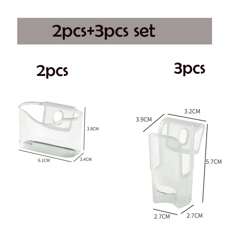 Locaupin Mini Fridge Hanging Organizer for Snacks - Small Size Refrigerator Organizer bins Japandi Style