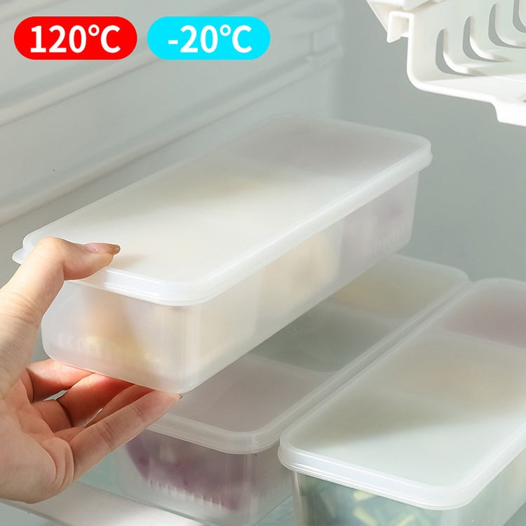 Locaupin Garlic Refrigerator Storage Jar Transparent Ginger Storage Holder Sealed Vegetable Food Box Food Dispensers