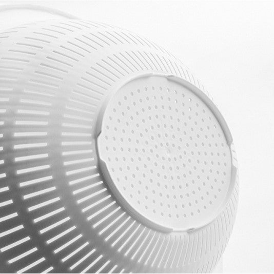 Locaupin Double Drainer Basket Pack Double Rotatable Colander Vegetable Strainer Fruit Drainer Strainer Kitchen Basket