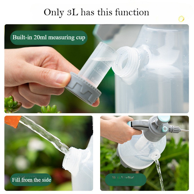 Locaupin 1.8L Hand Pressure Garden Sprayer, Air Pressure Plastic Spray Bottle for Plant Flower, Pump Pressure Sprayer