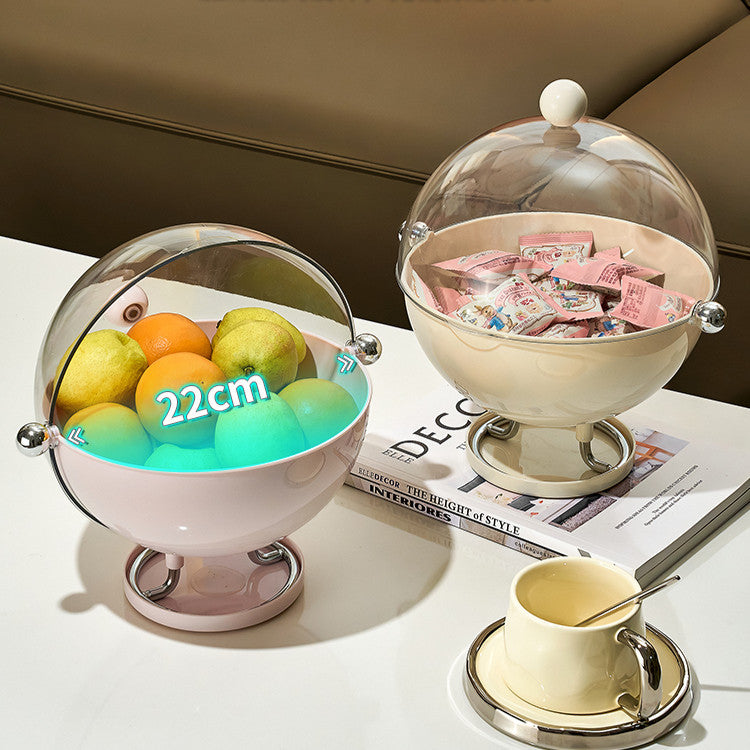 Locaupin BPA FREE Plastic Serving Tray with Lids Basket with Draining Holes Snacks Tray New Year Bread Serving Tray