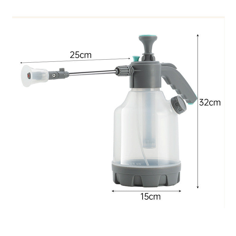 Locaupin 1.8L Hand Pressure Garden Sprayer, Air Pressure Plastic Spray Bottle for Plant Flower, Pump Pressure Sprayer