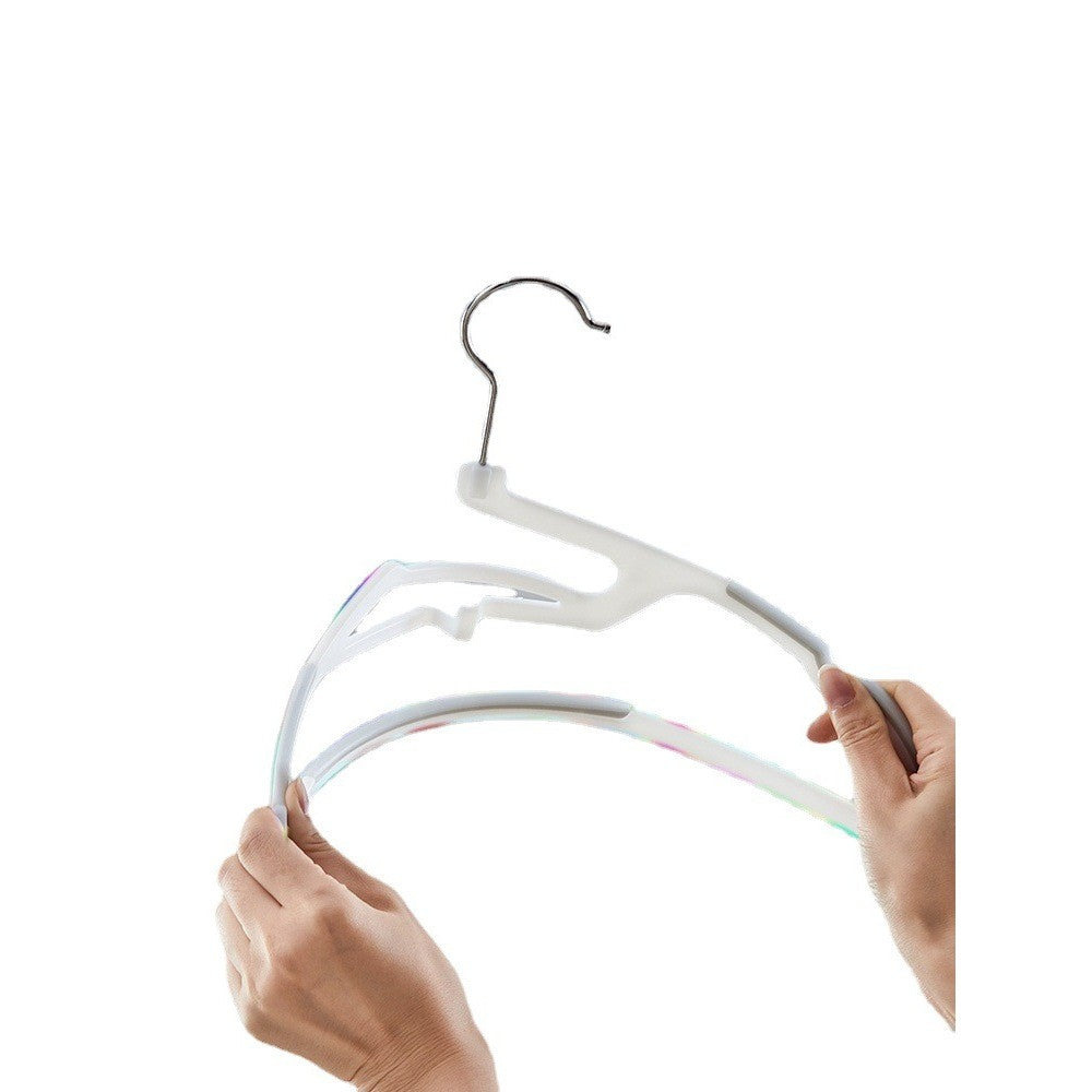 LOCAUPIN Plastic Dry Wet Clothes Hangers Non-slip Wrinkle free Home Power Clothes Drying Racks