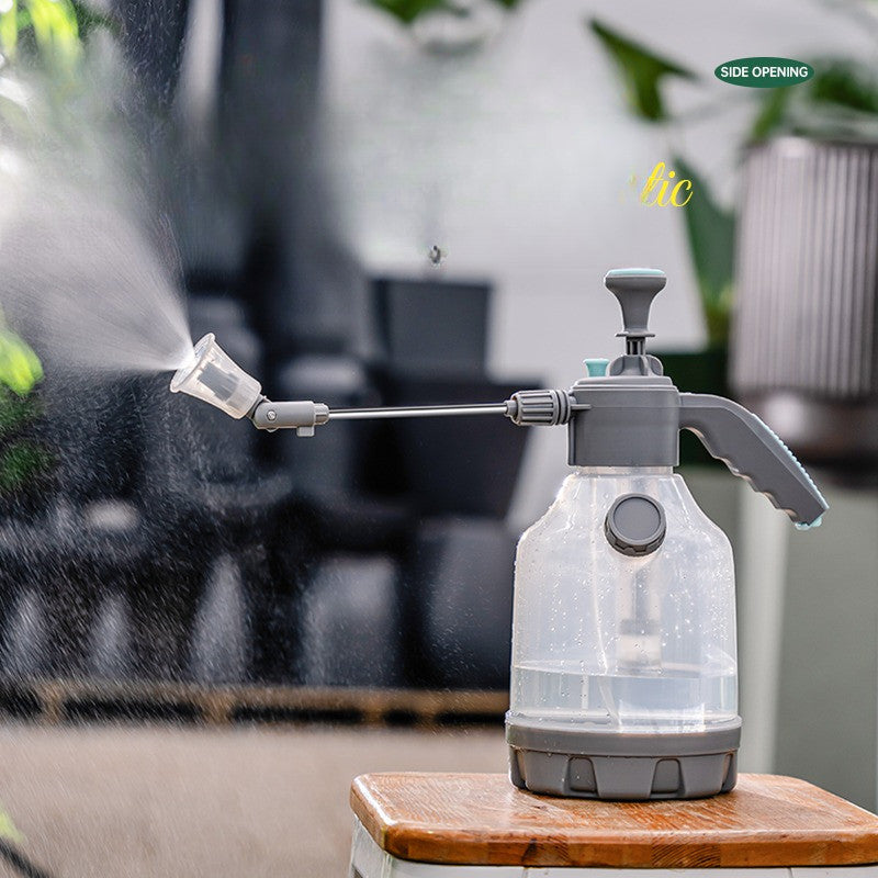 Locaupin 1.8L Hand Pressure Garden Sprayer, Air Pressure Plastic Spray Bottle for Plant Flower, Pump Pressure Sprayer