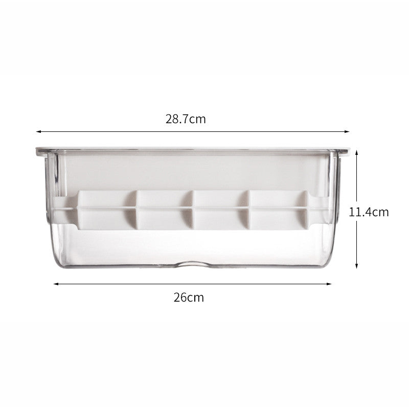 Locaupin Plastic Paper Towel Dispenser Wall Mounted Kitchen Tissue Holder with Dustproof Lid Roll Paper Towel Organizer